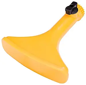 Rocky Mountain Goods Fan Spray Nozzle - Heavy Duty Plastic Tip for Garden Hose - Adjustable Shut Off Valve - Metal Spike for Lawn Watering or Folds for Hand Watering