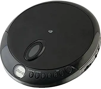 GPX PC301B Portable CD Player with Stereo Earbuds and Anti-Skip Protection (PC301B)