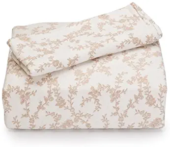 Laura Ashley Flannel Sheet Set, Queen, Victoria