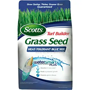 Scotts 18308 Turf Builder Grass Seed Heat-Tolerant Blue Mix, 20 Lbs