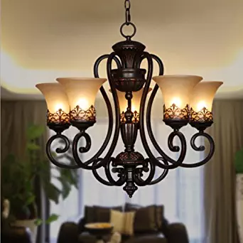 LightInTheBox Island Country Vintage Style Chandeliers Flush Mount Painting Lighting Fixture Lamp