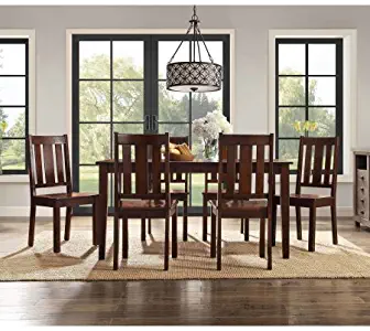 Better Homes and Gardens Bankston 7-Piece Dining Set, Mocha