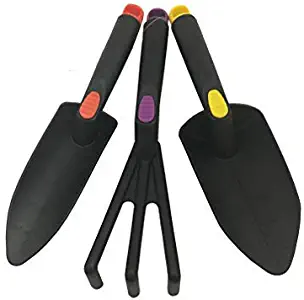 The Archway Set of Three Plastic Garden Tools. Shovel Spade and Rake.