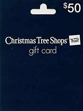 Christmas Tree Shop Gift Card