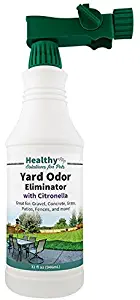 Eliminate Pet Odors In Your Yard and Outdoor Areas, Stool and Urine Deodorizer, Fresh Citrus Smell with Citronella for Added Bug Control, Made in the USA by Healthy Solutions for Pets