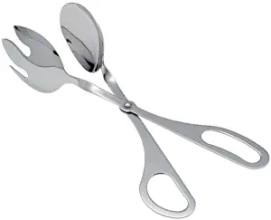 Oneida Raffia 11 1/2-Inch Stainless Steel Salad Tongs