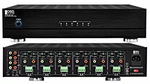 OSD Audio MX1260 12 Channel, Six Stereo Zones, 60 Watt Peak per Channel, or Bridged Mono 80 Watts per Zone/Channel, Includes a choice of direct input or Dual Universal Bus Inputs selectable perper channel