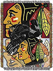 Officially Licensed NHL "Homefield Ice Advantage" Woven Tapestry Throw Blanket, 48" x 60", Multi Color