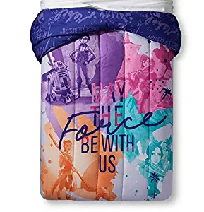 Forces Star Wars Girls Of Destiny Purple Bedding Set (Comforter and Sheets)