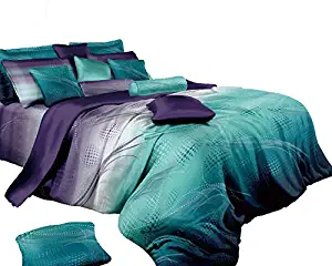 Swanson Beddings Twilight-P 3-Piece Bedding Set: Duvet Cover and Two Pillow Shams (King)