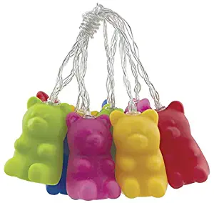 iscream 10 Light Sweet Gummy Bears 78.75" Long Battery Operated Light String