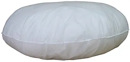 IZO Home Goods 32" Round Meditation Pillow Filled with Shredded Foam, CertiPUR-US Certified Foam Pillow Form Floor Cushion