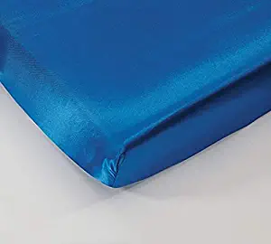 EHP Super Soft & Silky Satin Crib Fitted Sheet 28" X 52" + 9" (Solid/Deep Pocket) (Royal Blue)