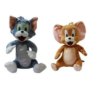 TOM and Jerry 14" Soft Stuffed Plush Dolls Toy Set