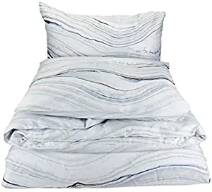 Calvin Klein Home Quartz Duvet Set, King, Fog, 3 Piece