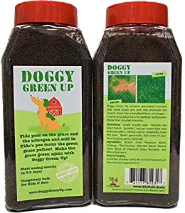 Doggy Green up! Fix Dog Pee Lawn Spots and Grass Burn Spots Caused by Dog Urine - Made in The USA by Workers Working with Disabilities - Repair Damaged Grass - Grass Spot Solution - Dog Spot Solution
