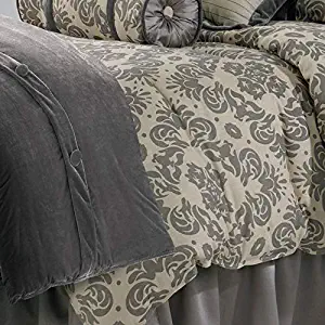 Bella Coastal Decor Kerrington Velvet Duvet - Super Queen