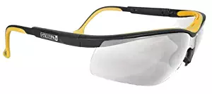 Dewalt DPG55-11C Clear Anti-Fog Protective Safety Glasses with Dual-Injected Rubber Frame and Temples