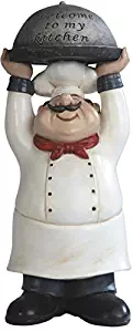 GSC Chef holding Welcome to My Kitchen Tray Figurine