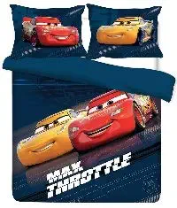 Disney Pixar Cars Max Throtle Bedding Comforter Set with Fitted Sheet