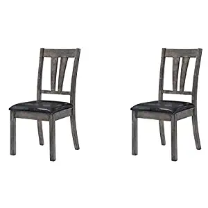 Picket House Furnishings Grayson Faux Leather Dining Chair (Set of 2)