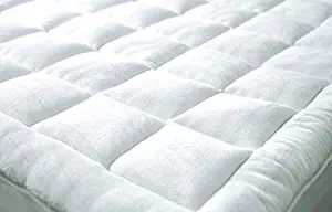 Comfy Bedding P&R Bedding Ultrasoft Microplush White Mattress Pad in Various Sizes (Twin)