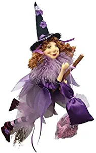 Witches of Pendle - Jazz Witch Flying (Purple) 32cm