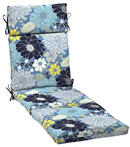 Mainstays- Bell Gardens Floral Outdoor Patio Chaise Lounge Cushion