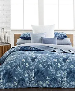 Calvin Klein Home Kensington Duvet Set, King, Ice