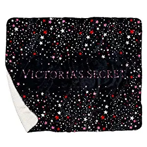 vs pink collection Victoria Secret Sherpa Blanket Couverture