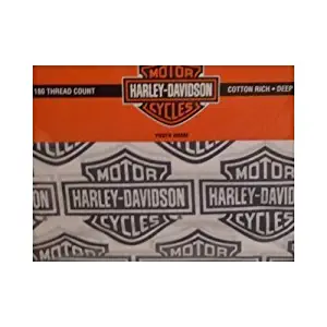 Harley Davidson Flame Rider Fireball Sheet Set-Twin Size