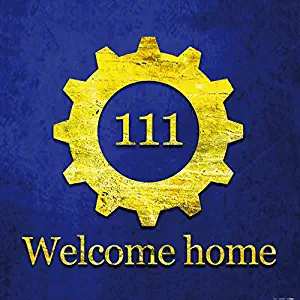 1art1 Logos Poster Art Print - Vault 111, Welcome Home (28 x 28 inches)