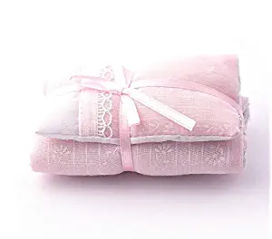 Melody Jane Dollhouse Pink Single Bedding Set 1:12 Miniature Bedroom Accessory