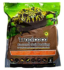 Galapagos (05004) Tropicoco Coconut Soil Bedding, 8-Quart, Natural