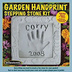 Midwest Products Kids Garden Handprint Stepping Stone Kit
