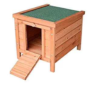 PawHut Small Wooden Bunny Rabbit/Guinea Pig House