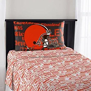 The Northwest Company NFL Cleveland Browns Anthem Twin Sheet Set