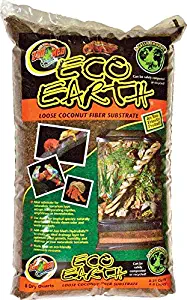 Zoo Med Eco Earth Loose Coconut Fiber Substrate, 8 Quarts