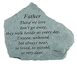 Kay Berry Memorial Stone - Father Those We Love - for Garden, Grave, Memory, Remembrance