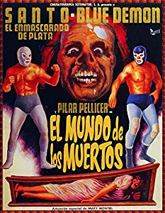 17"x22"Decoration Movie Poster.Santo Blue Demon.Lucha Libre.Mexican.Spanish Film.9531
