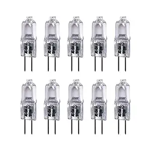 Vstar 10 Watt T3 G4 Base 12 Volt 2500 Hours Light bulb 10W 12V Landscape(10 Pack)