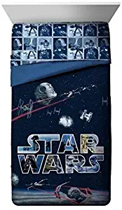 Star Wars Space Battle Comforter and Sheets 5pc Bedding Set (Full Size)