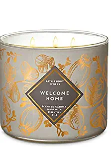 Bath and Body Works White Barn Welcome Home 3 Wick Candle 14.5 Ounce