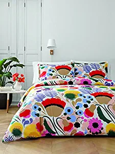 Marimekko 221433 Ojakellukka Duvet Cover Set, Twin, Multi