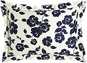 Ralph Lauren Serena Modern Glamour Floral King Sham, Cream / Navy