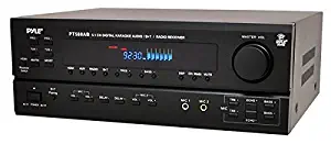 Wireless Bluetooth Power Amplifier System - 420W 5.1 Channel Home Theater Surround Sound Audio Stereo Receiver Box w/ RCA, AUX, Mic w/ Echo, Remote - For Subwoofer Speaker - Pyle PT588AB