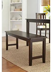 Bankston Dining Bench, Mocha, Espresso, Wood