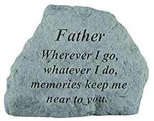 Kay Berry- Inc. 16520 Father Wherever I Go-Whatever I Do - Memorial - 6.5 Inches x 4.75 Inches