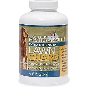 DRS. Foster and Smith Extra Strength Lawn Guard Chewable Tablets for Dogs