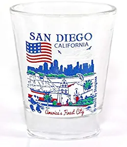 San Diego California Great American Cities Collection Shot Glass